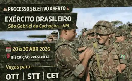 Processo Seletivo para São Gabriel da Cachoeira-AM
