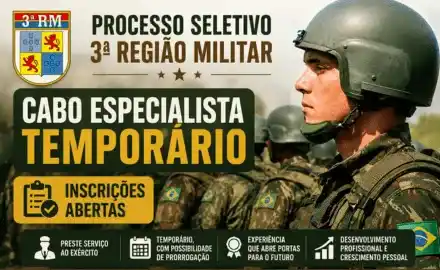 Processo seletivo de cabos da 3ª RM