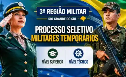Miltares Temmporários para 3ª Região Militar