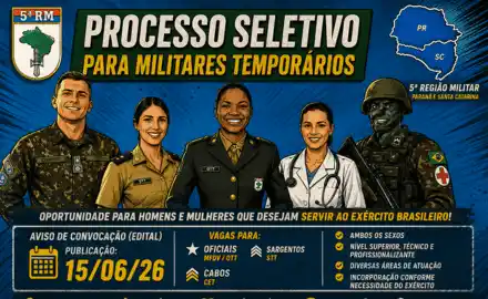 Miltares Temmporários da 5ª Região Militar (Paraná e Santa Catarina)