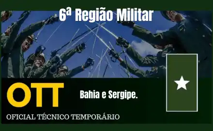 Processo seletivo de Oficiais Temporários da 6ª RM