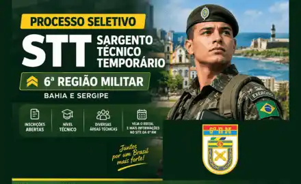 Processo seletivo de Sargento Técnico Temporário