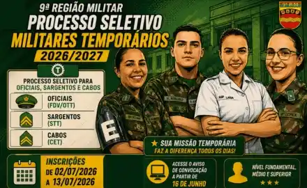 Miltares Temmporários da 9ª Região Militar (Paraná e Santa Catarina)