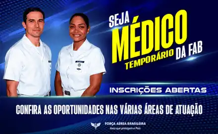 Processo seletivo de Militares Oficial Aeronáutica - Médicos