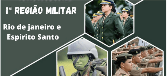 Exército Brasileiro - A 1ª Região Militar continua com as inscrições para  processo seletivo abertas. Mas atenção, o prazo está acabando: encerra-se  ao meio dia de 3 de setembro! As vagas são