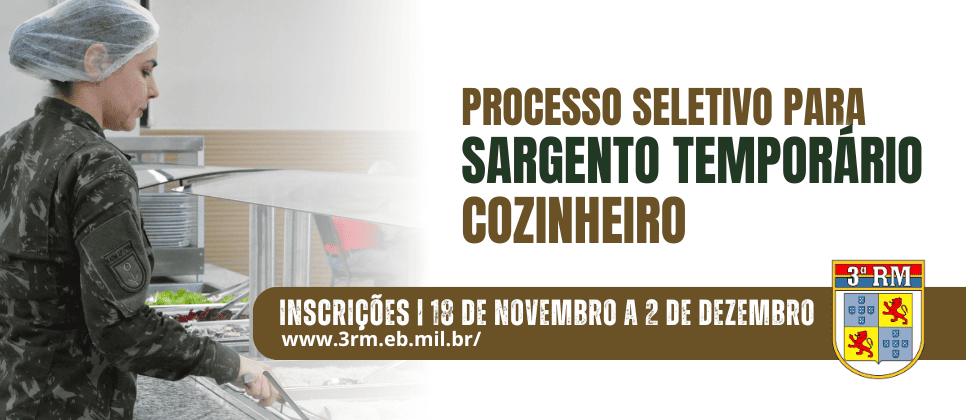 Sargento Técnico Temporário - 3RM